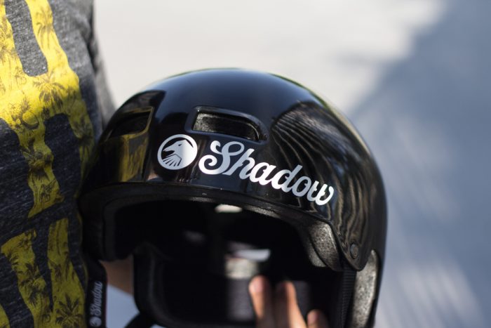 Shadow Matte Black Bmx Helmet Shadow Classic BMX Helmet (Matte
